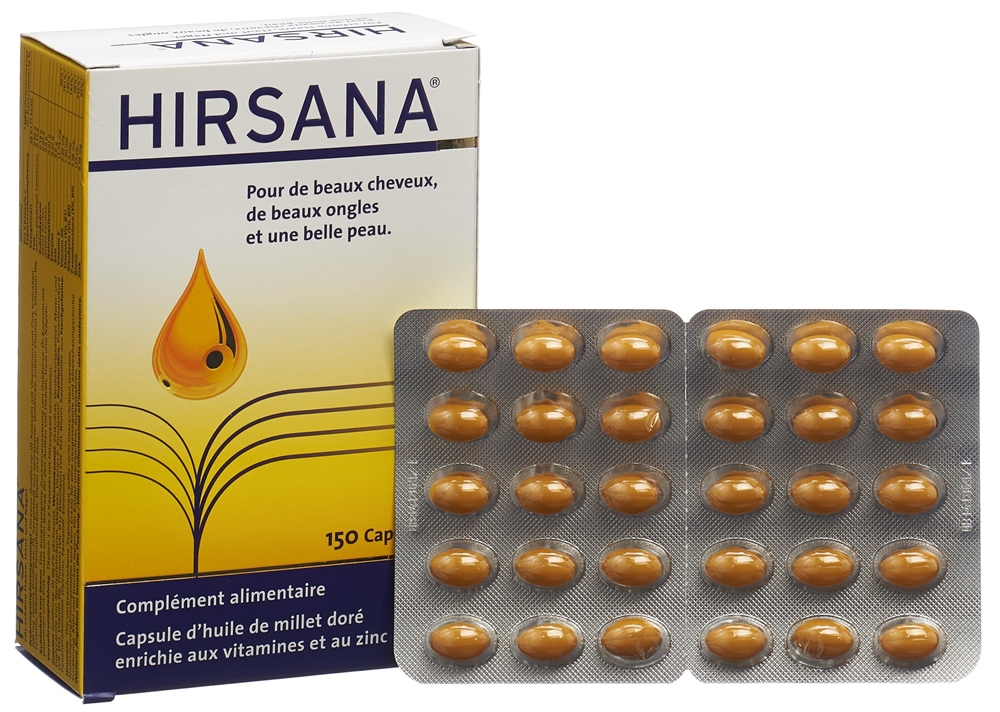 HIRSANA Capsules huile millet doré, image 3 sur 5