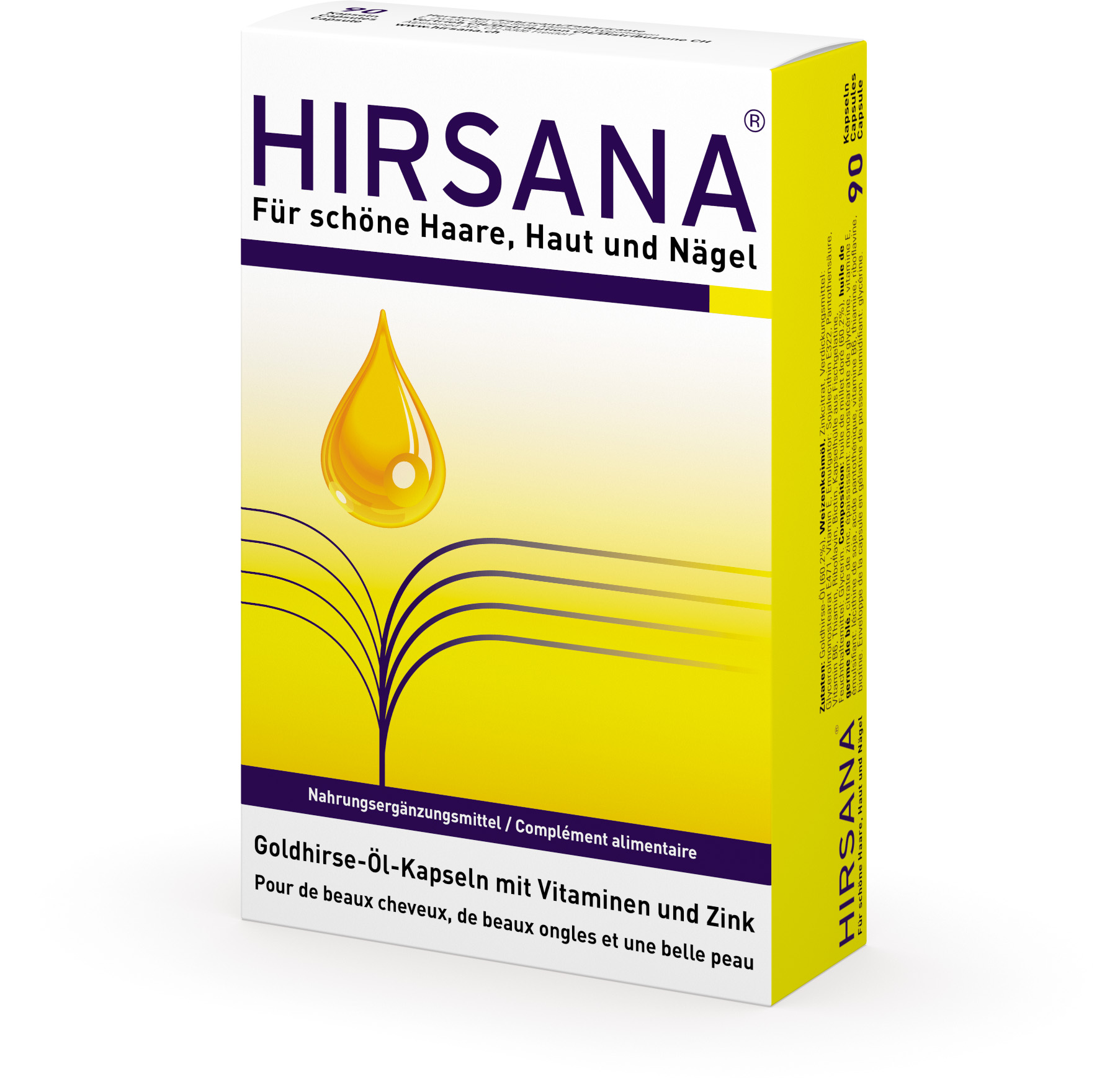 HIRSANA Capsules huile millet doré, image principale