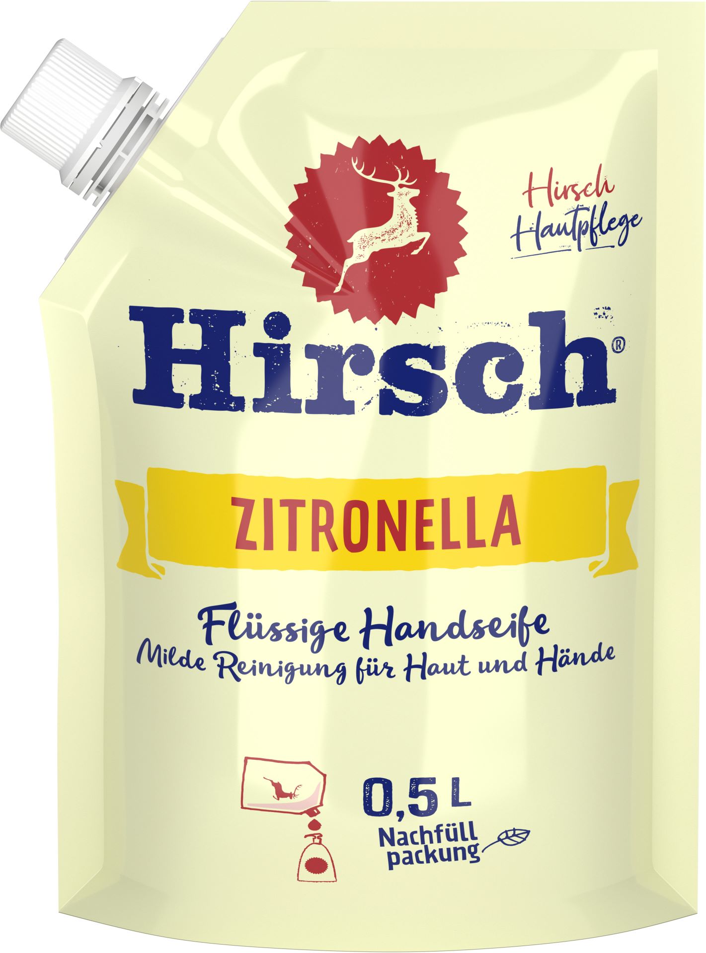 Hirsch Zitronella Flüssigseife