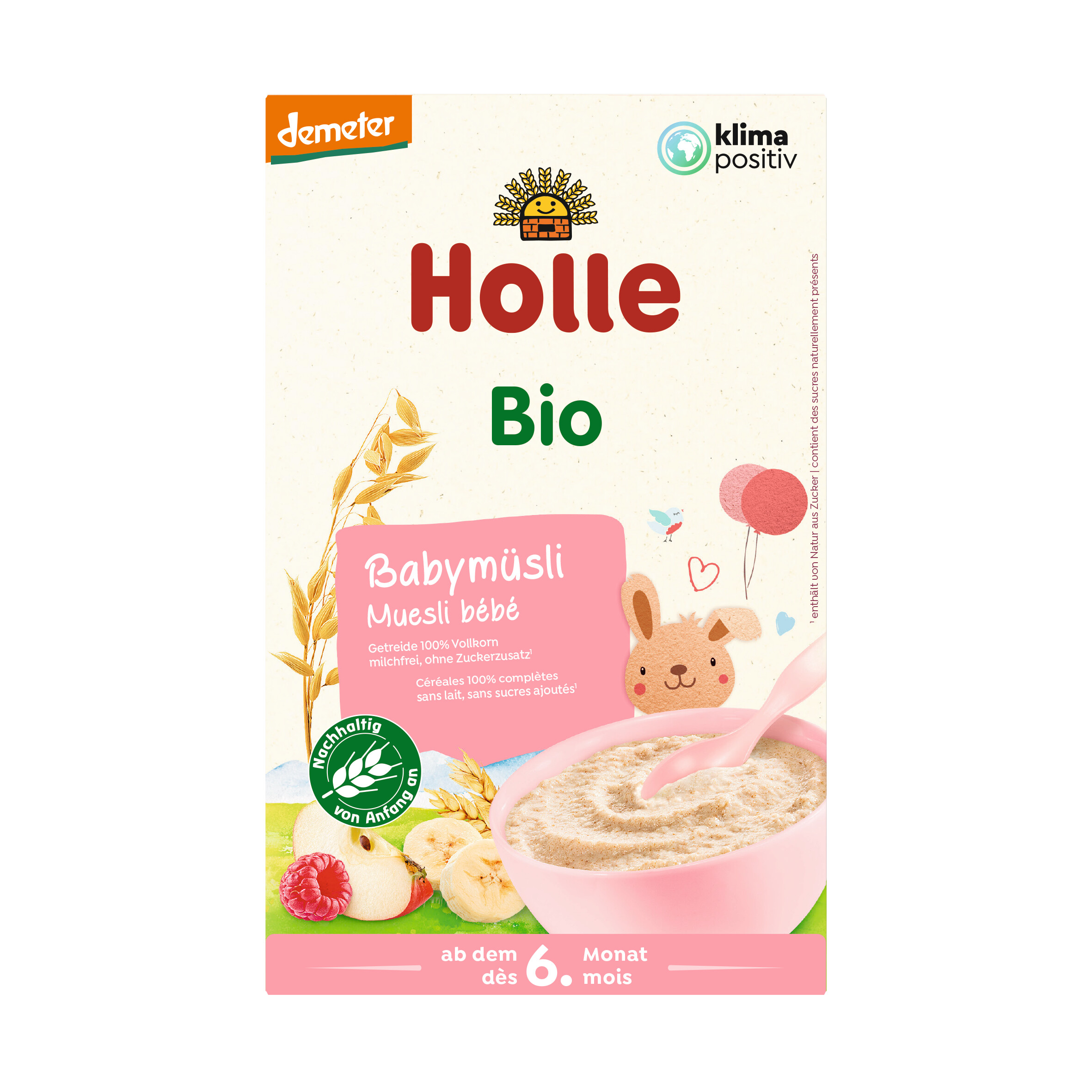 HOLLE Babybrei Babymüesli, Hauptbild