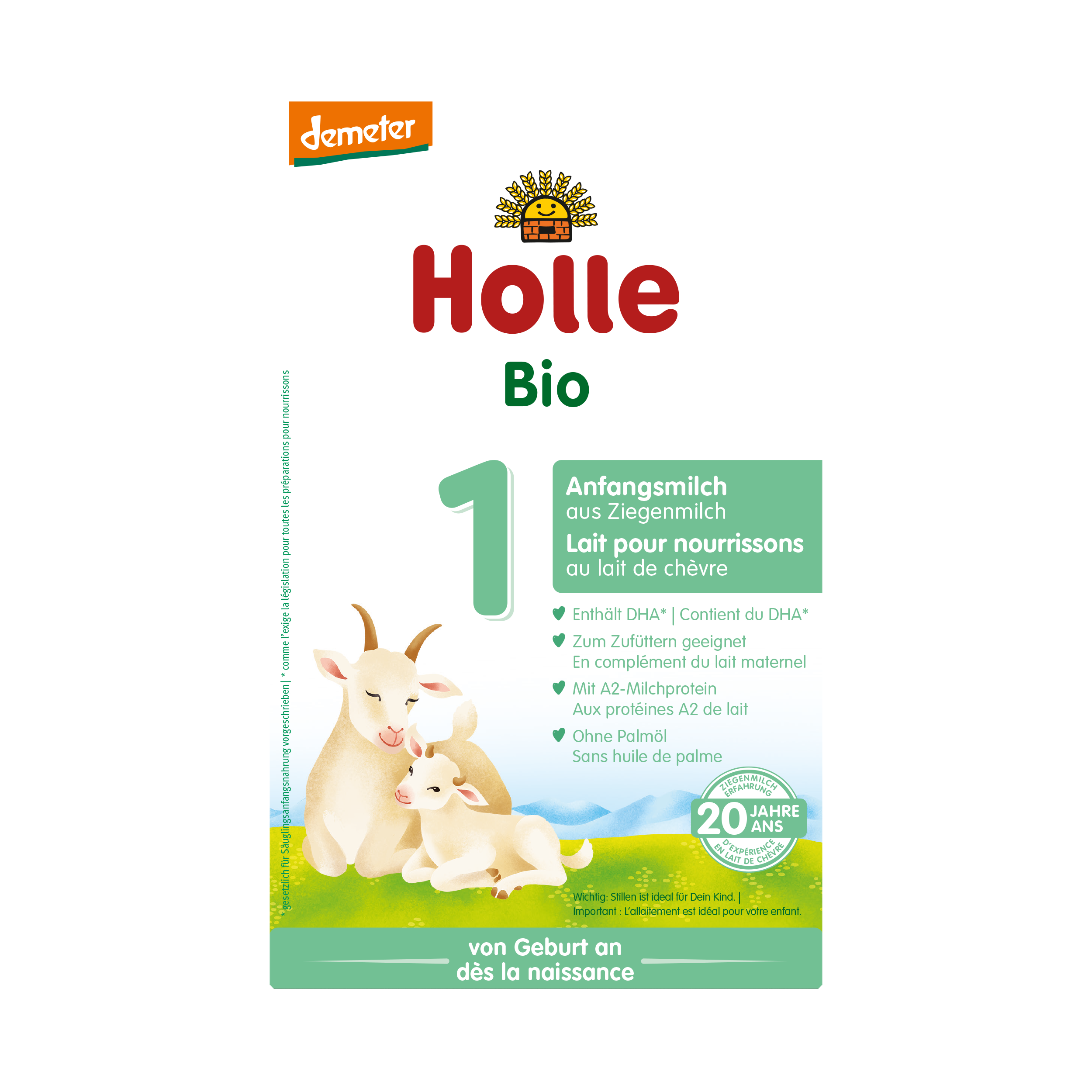 HOLLE Bio-Anfangsmilch 1