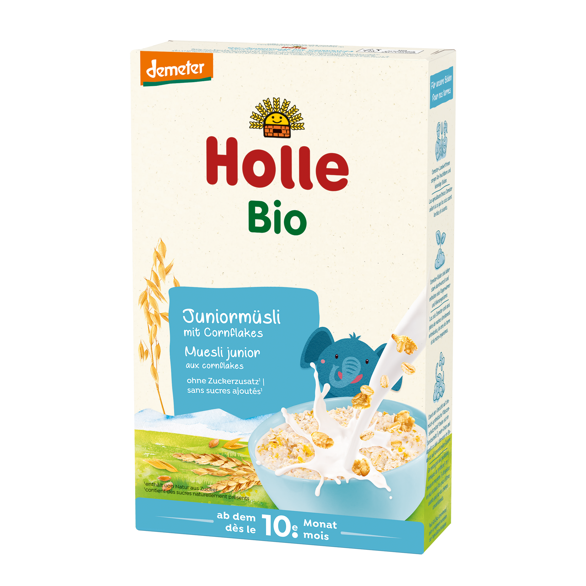 HOLLE Bio-Muesli Juniors aux 3 céréales