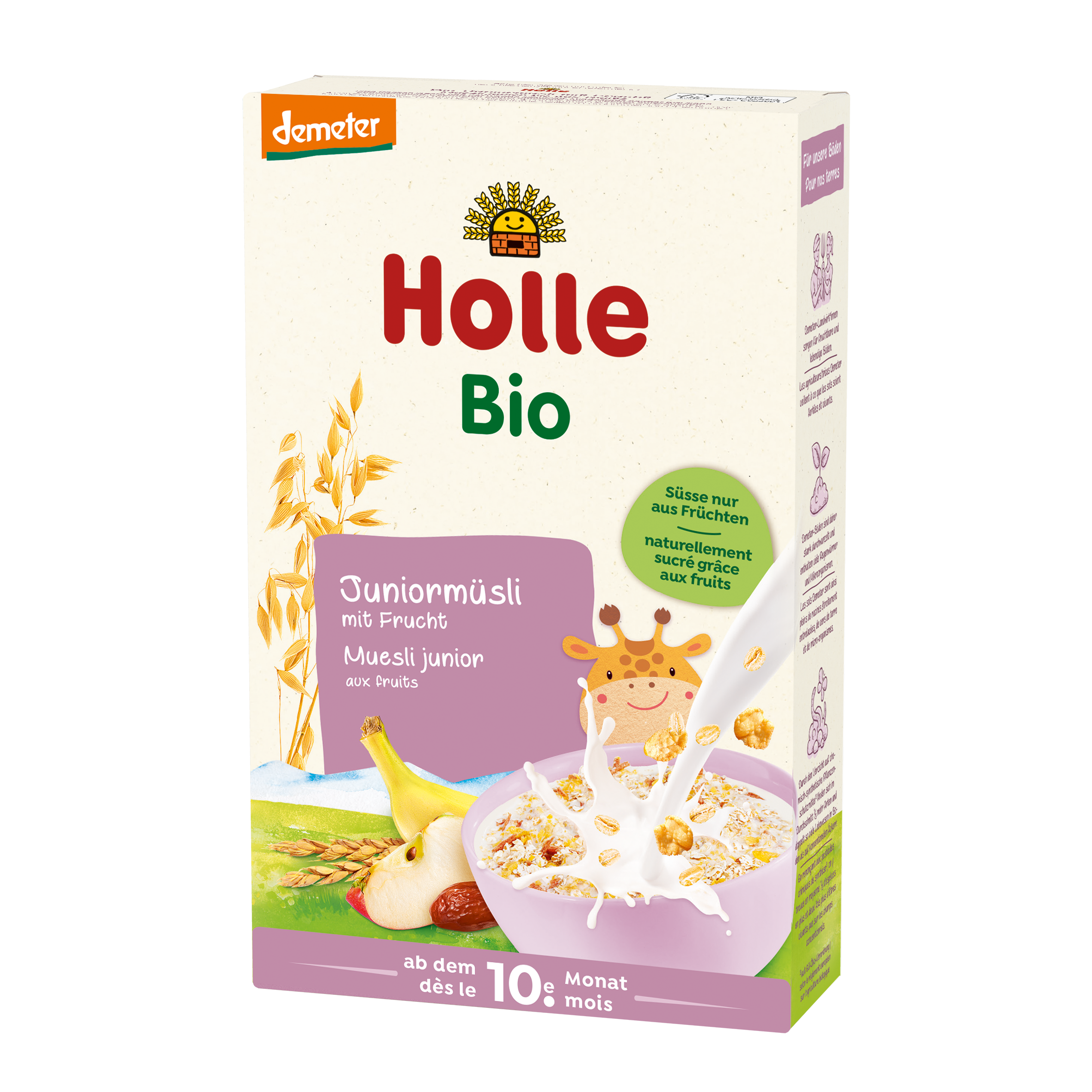 HOLLE Bio-Muesli Juniors aux 3 céréales