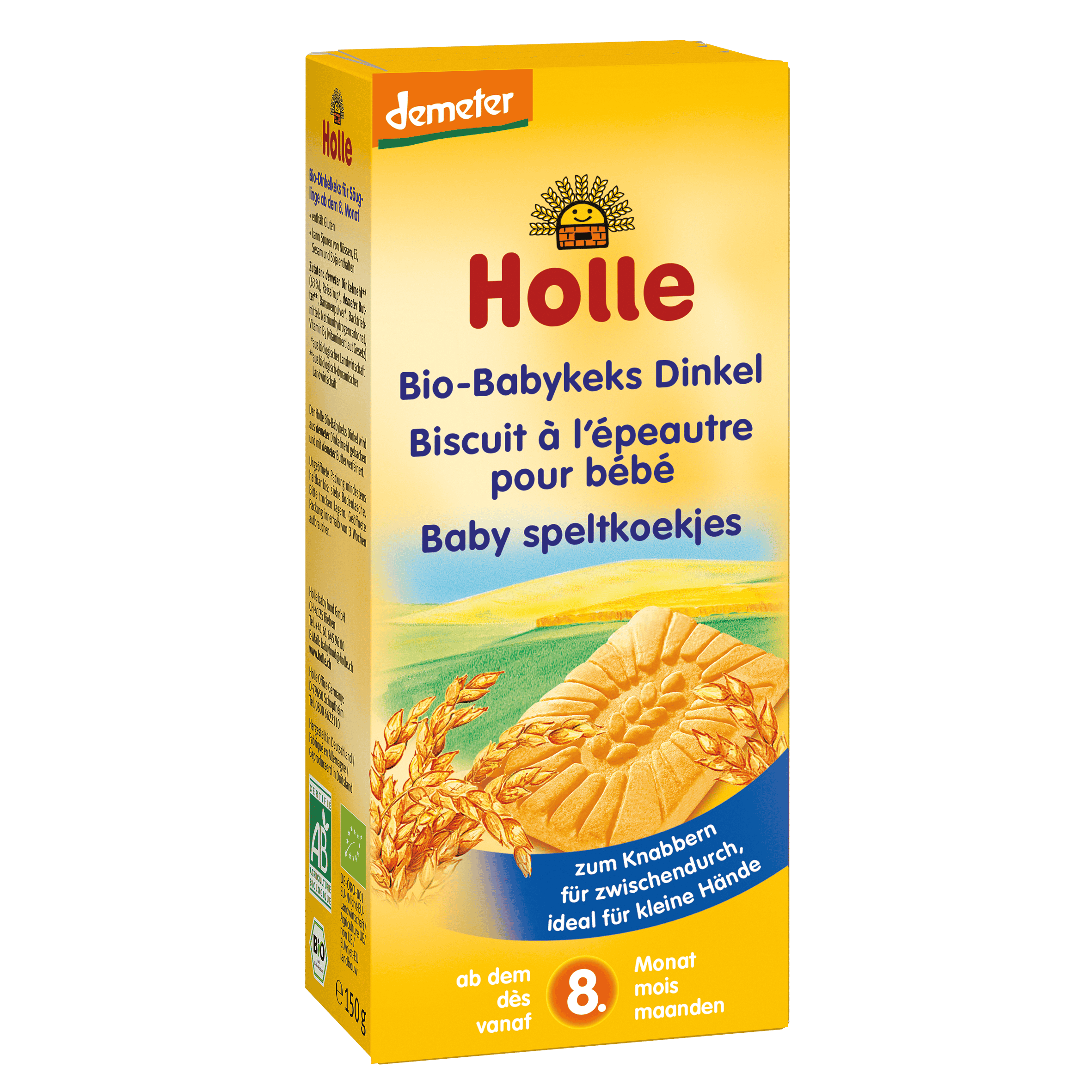 HOLLE biscuit à l'épeautre pour bébé