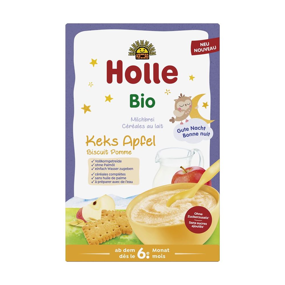 HOLLE bouillie de céréales au lait