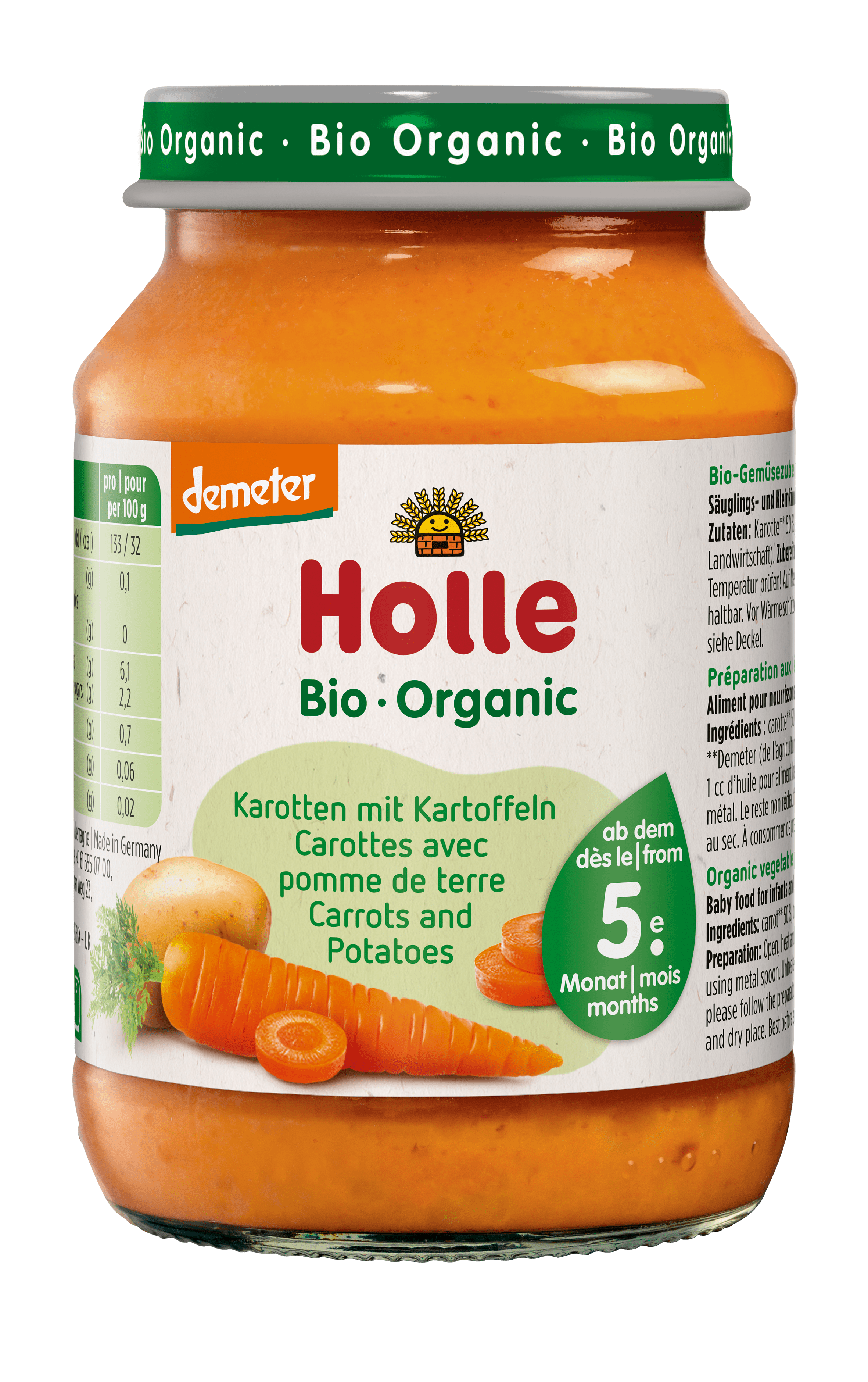 HOLLE carottes avec pomme de terre