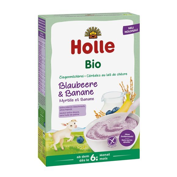 HOLLE céréales au lait de chèvre