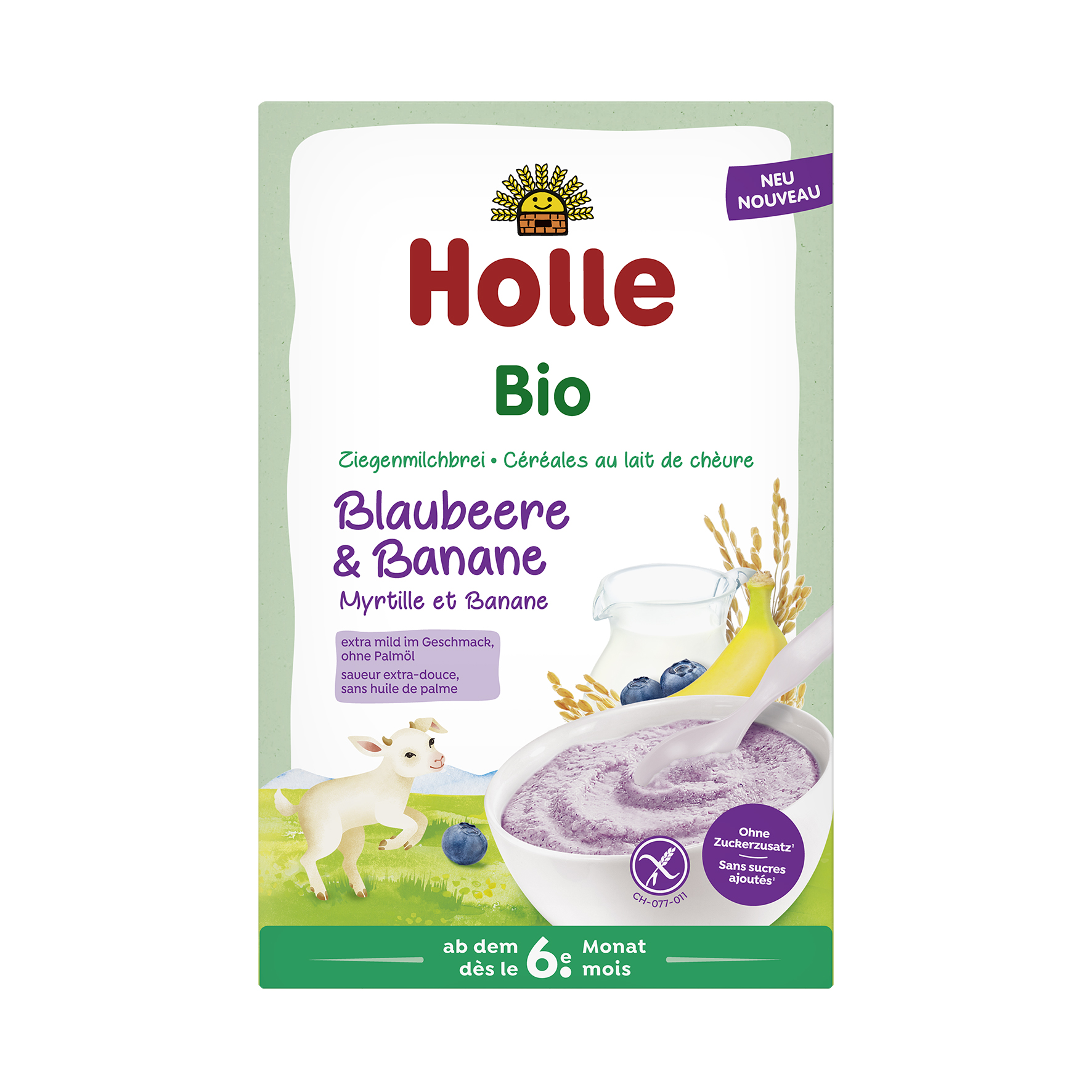 HOLLE Milchbrei aus Ziegenmilch