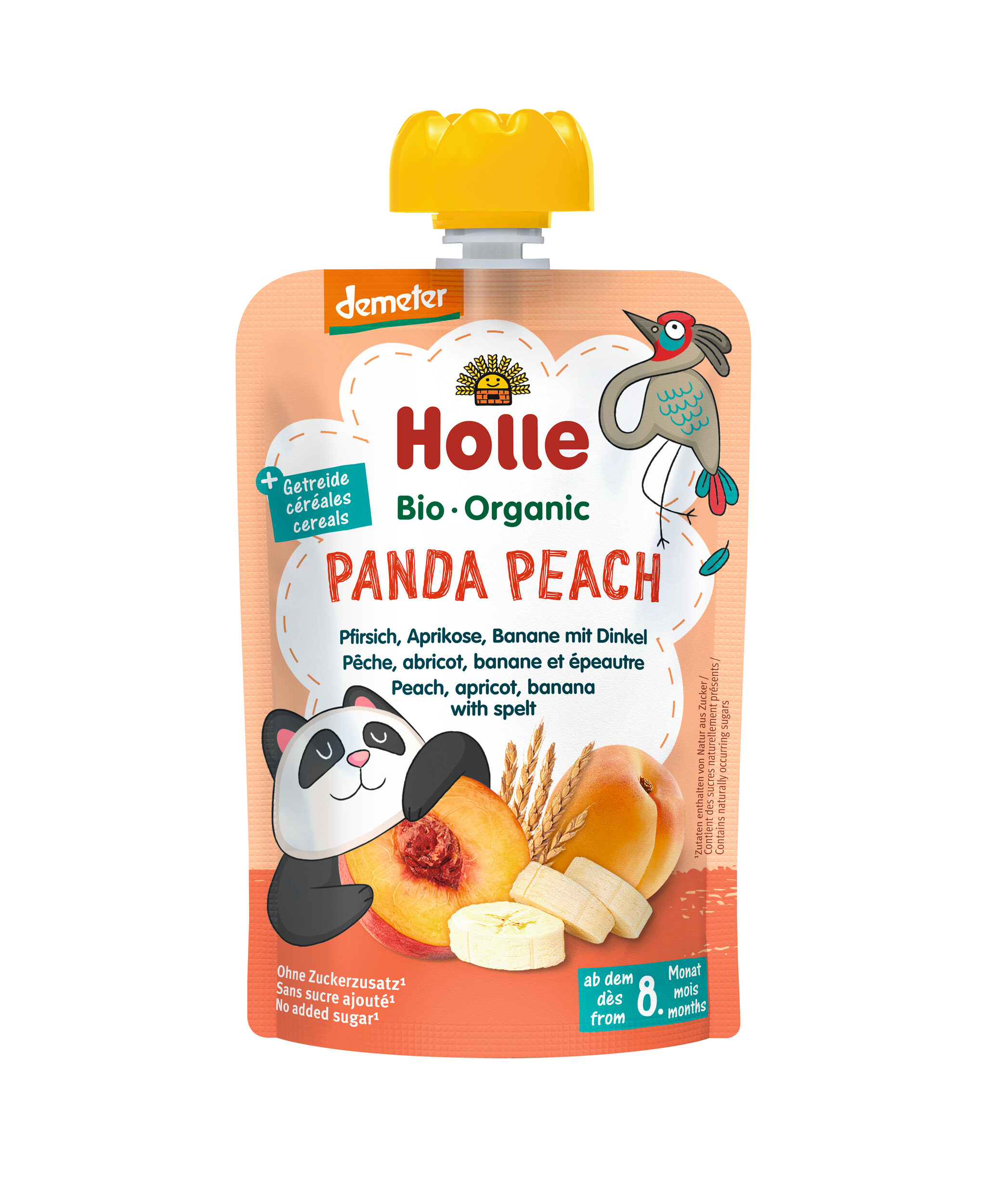 HOLLE Panda Peach - pouchy