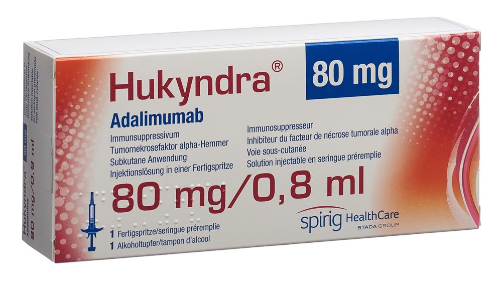 HUKYANDRA Inj Lös 80 mg/0.8ml Fertigspritze Fertspr 0.8 ml, Hauptbild