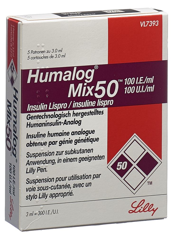 HUMALOG Mix 50 Insulin 100 IE/ml