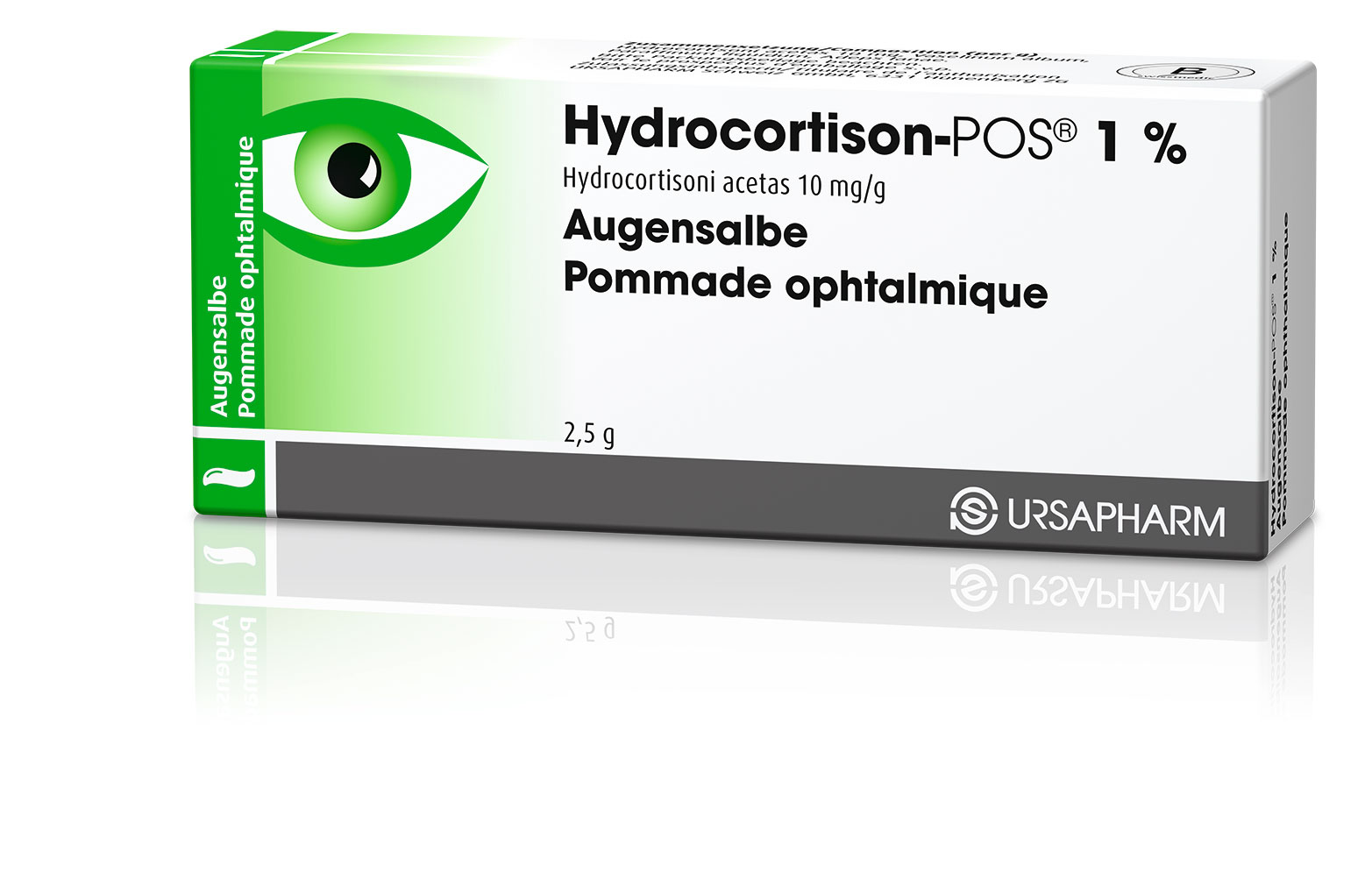 HYDROCORTISON-POS Augensalbe 1 % Tb 2.5 g, Hauptbild