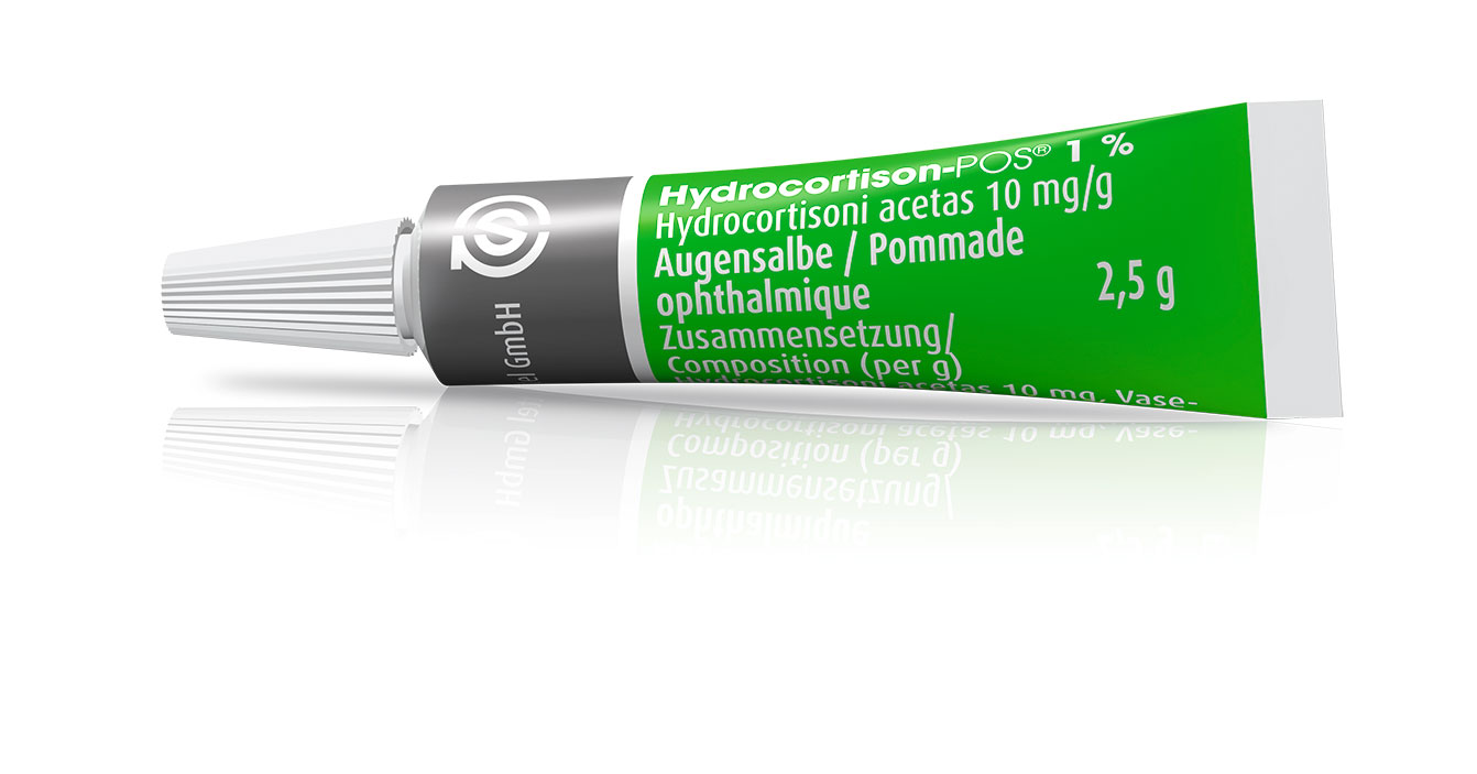 HYDROCORTISON-POS ong opht 1 % tb 2.5 g, image 3 sur 3