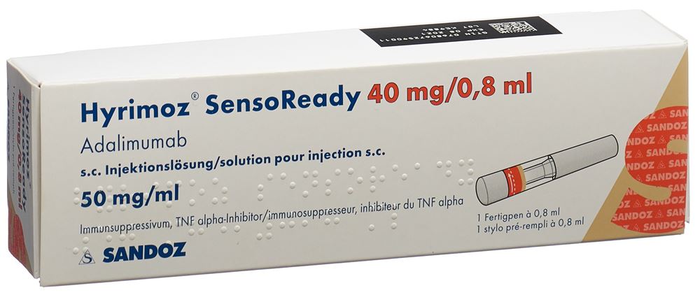 HYRIMOZ SensoReady 40 mg/0.8ml, image principale