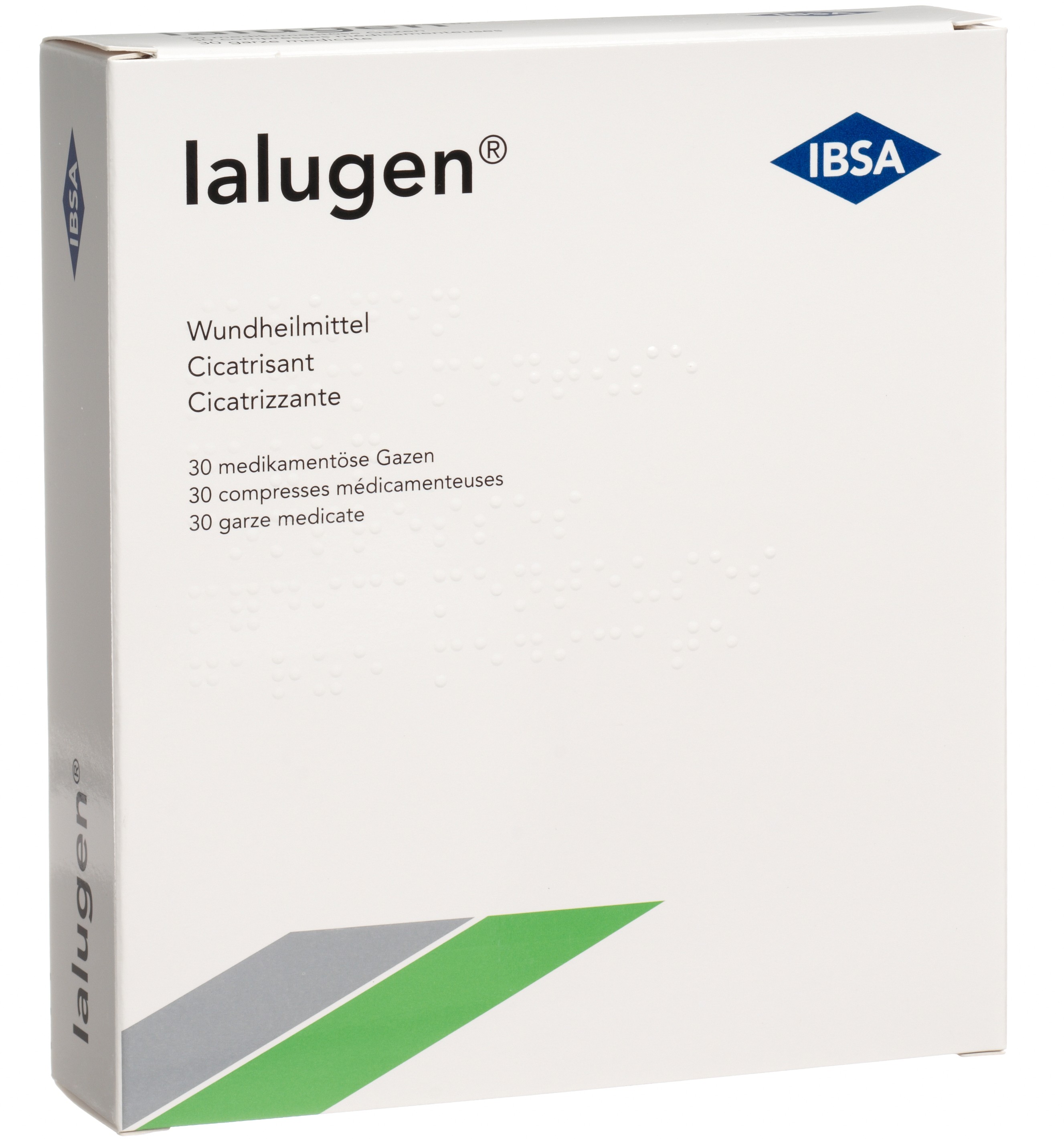 IALUGEN gaze médicinale