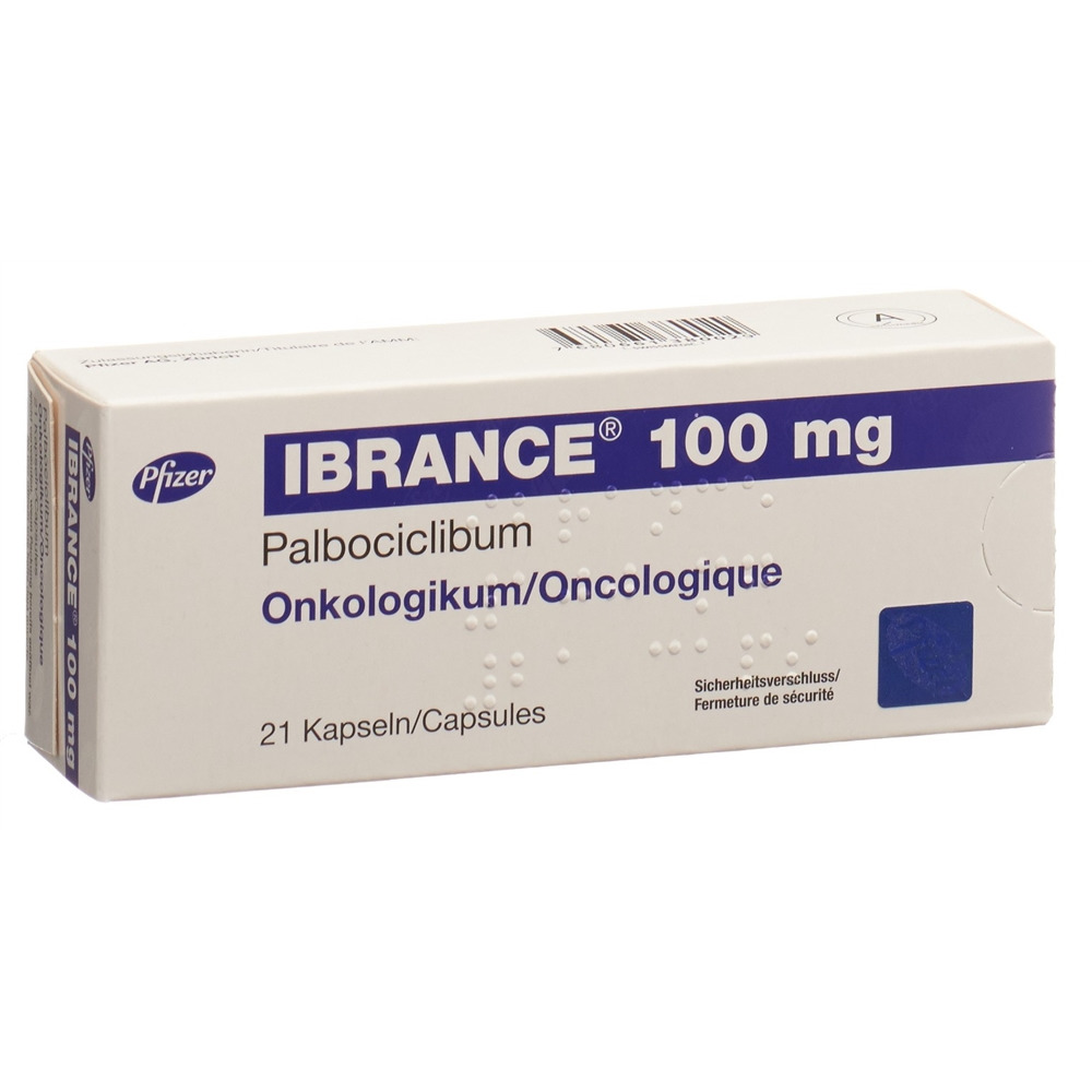 IBRANCE caps 100 mg blist 21 pce, image principale