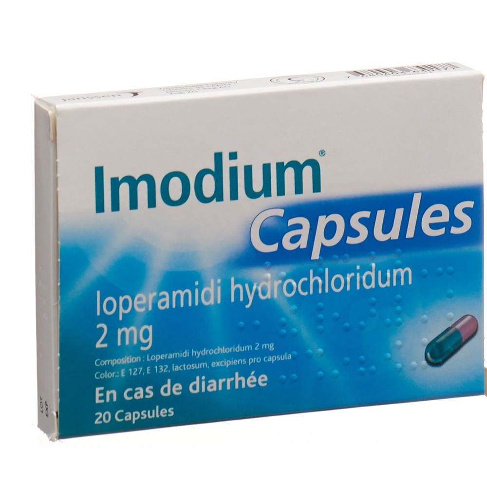 IMODIUM caps 2 mg blist 20 pce, image 2 sur 4