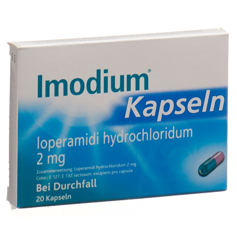 IMODIUM caps 2 mg blist 20 pce, image principale