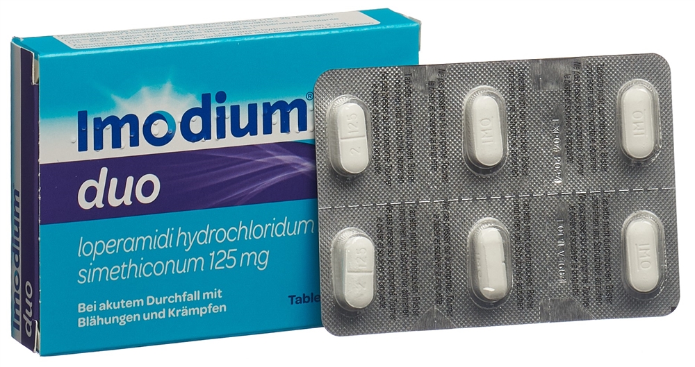 IMODIUM Duo (siméticone 125 mg/133 mg), image 2 sur 4