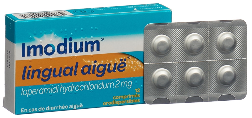 IMODIUM lingual aiguë 2 mg, image 3 sur 4