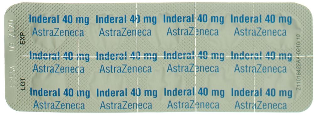 INDERAL cpr pell 40 mg blist 50 pce, image 3 sur 3