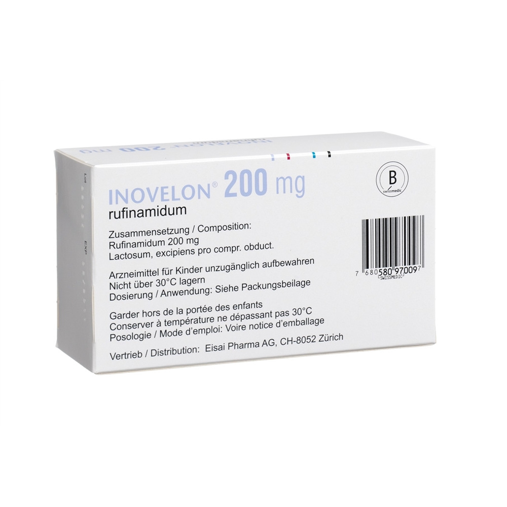 INOVELON cpr pell 200 mg blist 60 pce, image 2 sur 2