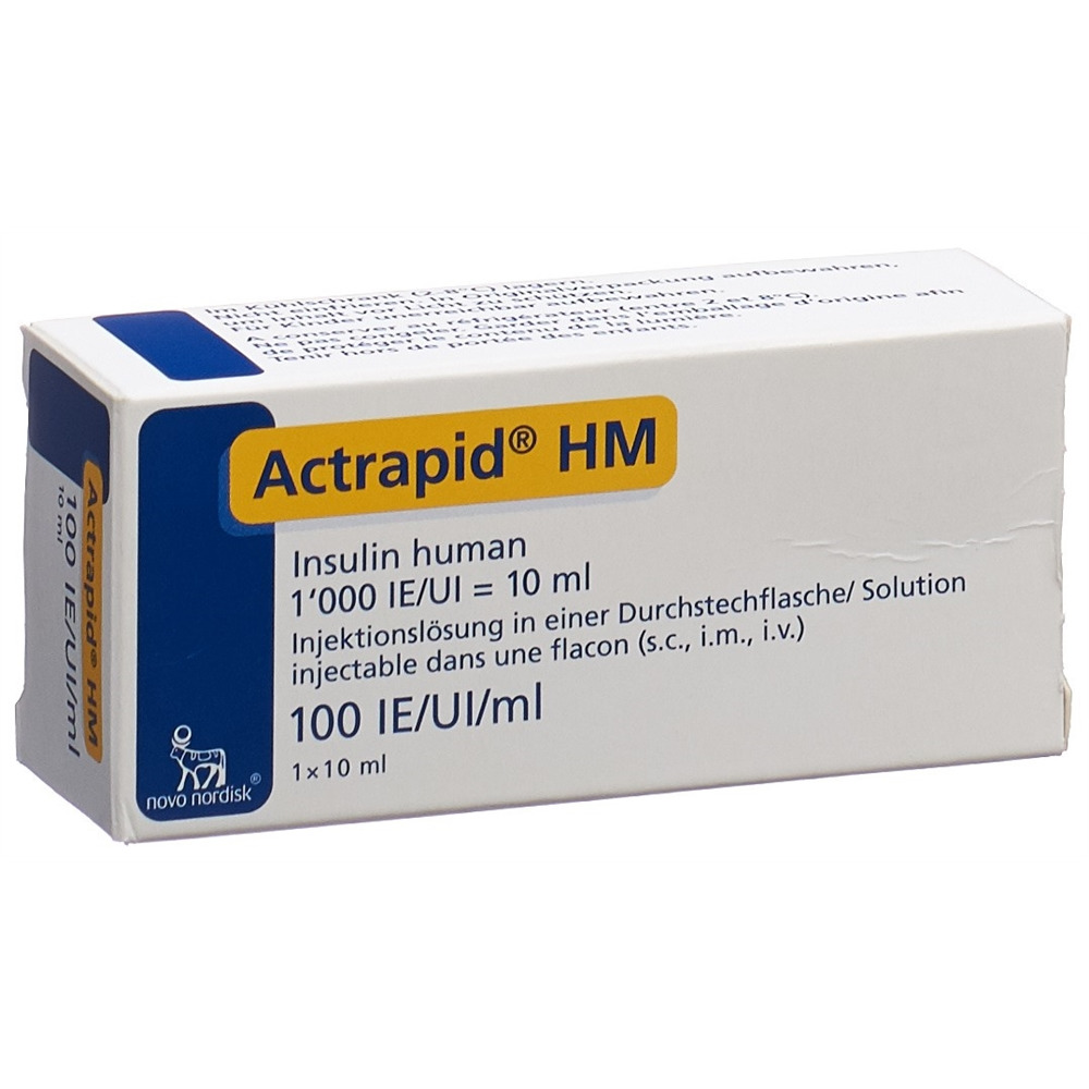 INSULINE Actrapid HM 100 IE/ml, Hauptbild