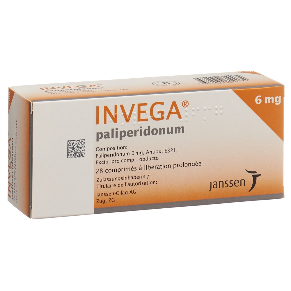 INVEGA cpr ret 6 mg blist 28 pce, image 2 sur 2