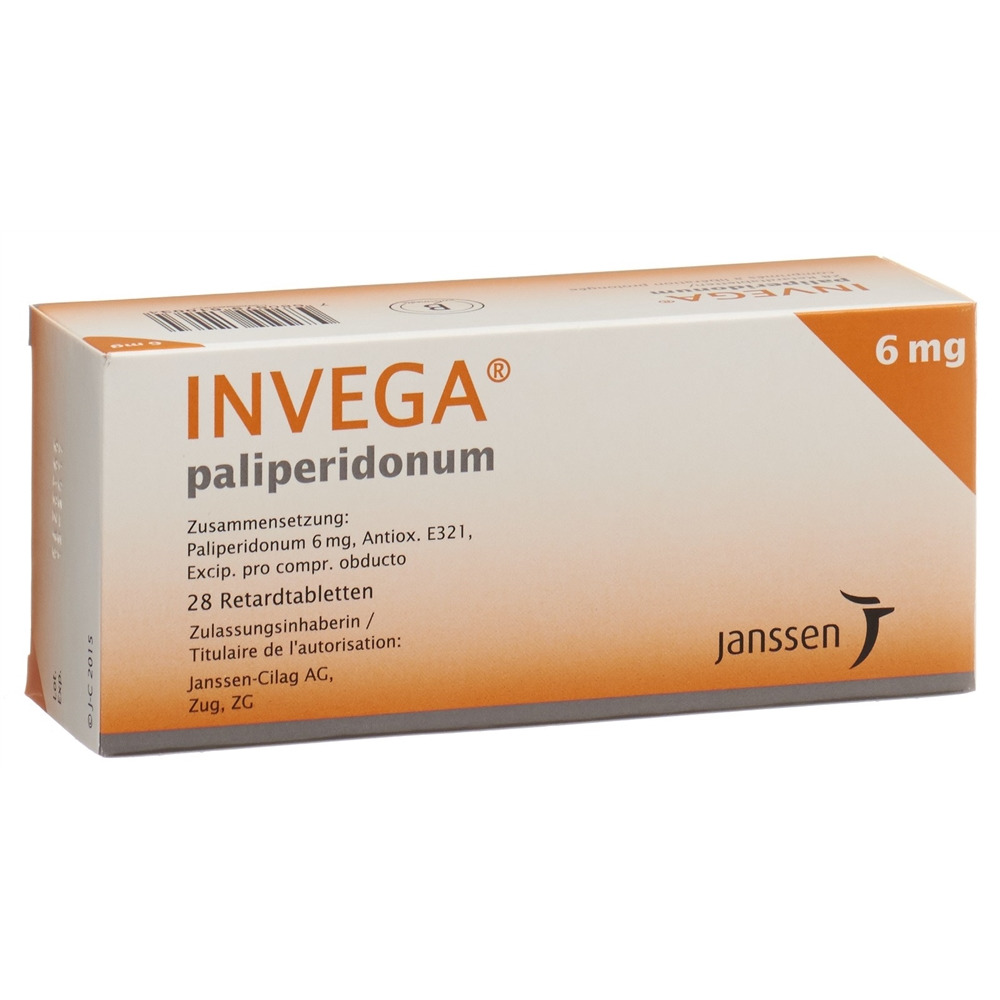 INVEGA cpr ret 6 mg blist 28 pce, image principale