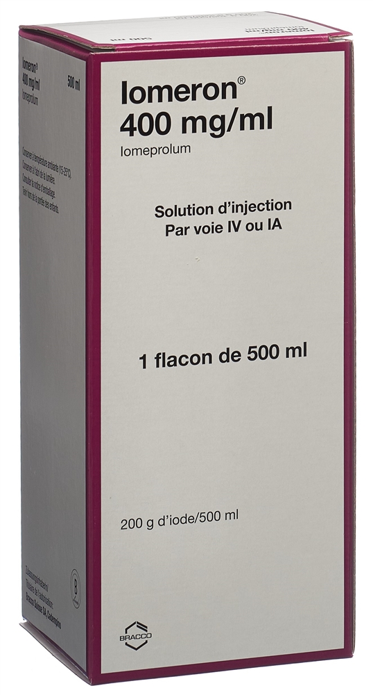 IOMERON Inj Lös 400 mg/ml 500ml Fl 1 Stk, Bild 2 von 2