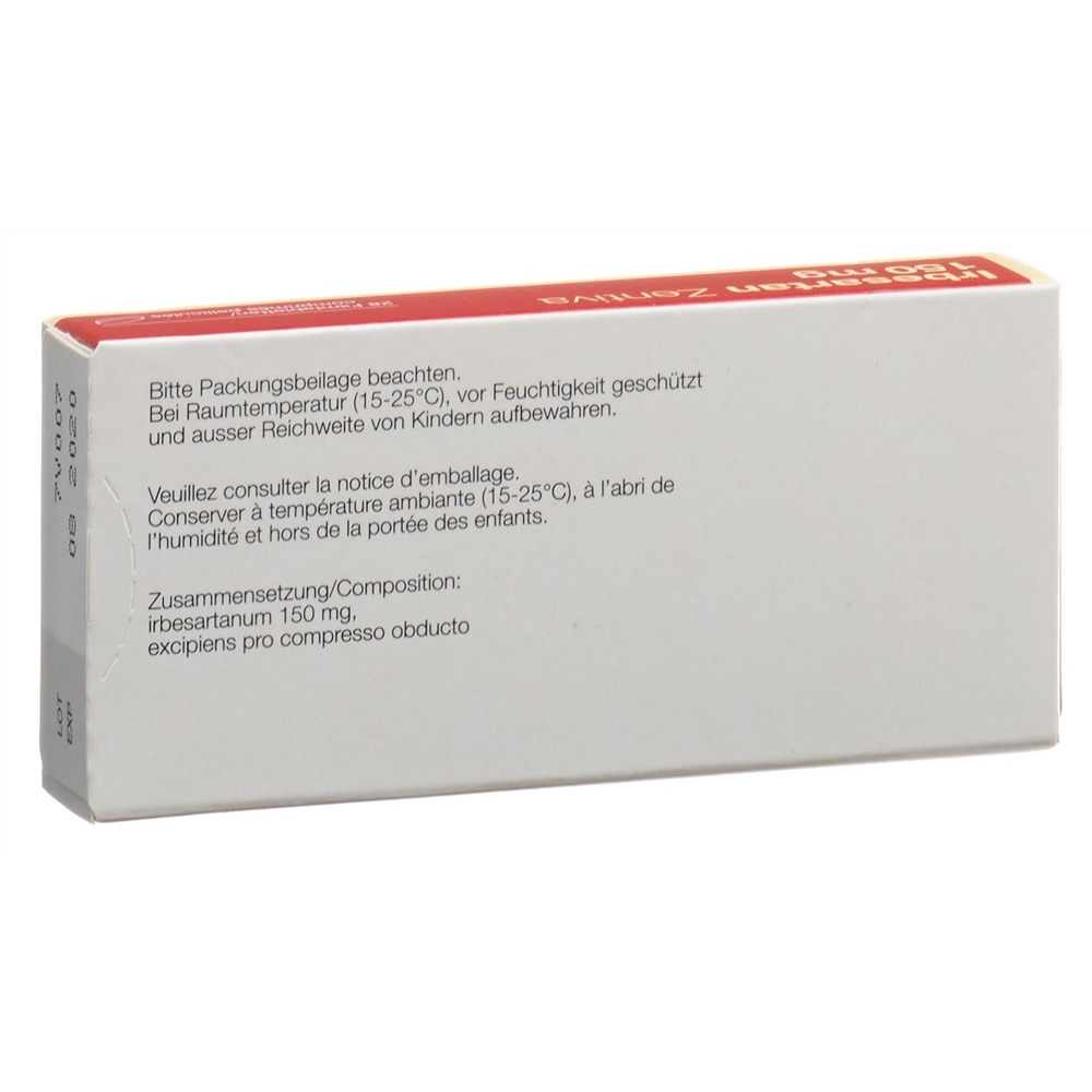 IRBESARTAN Zentiva 150 mg, image 2 sur 2