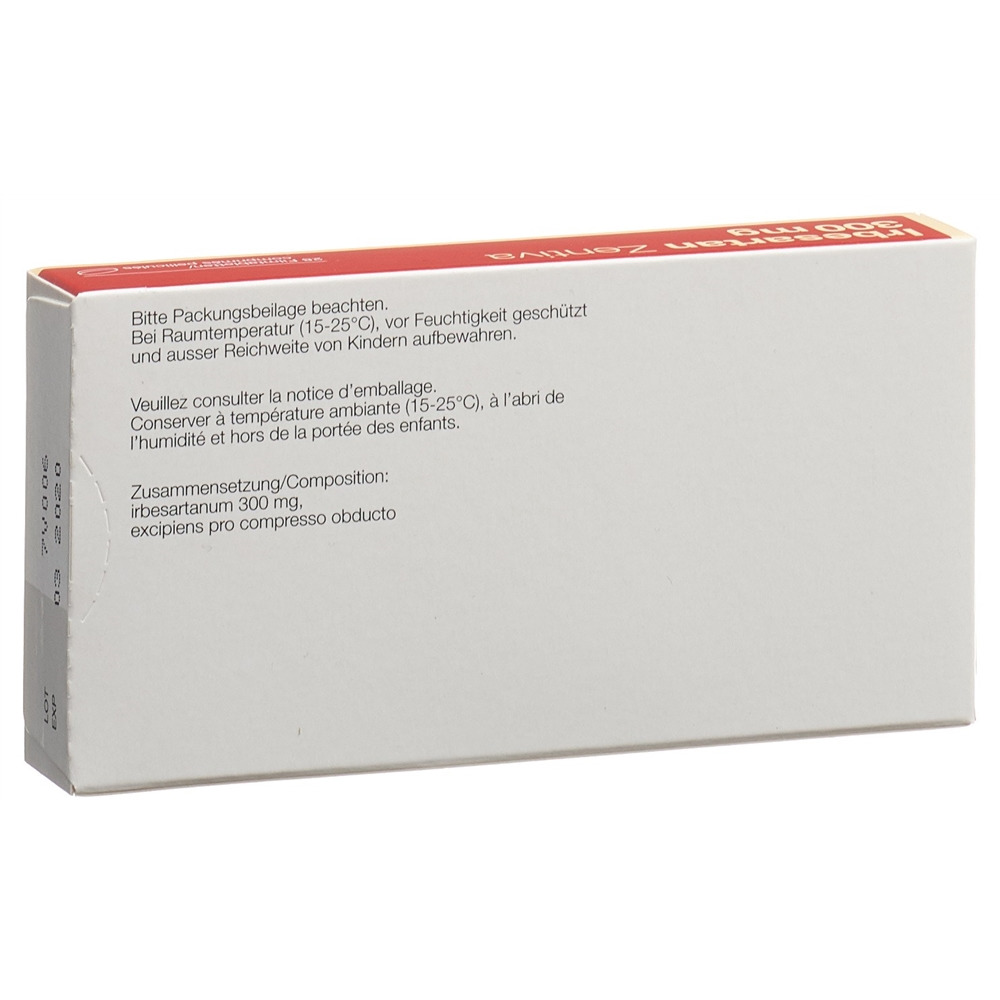 IRBESARTAN Zentiva 300 mg, image 2 sur 2