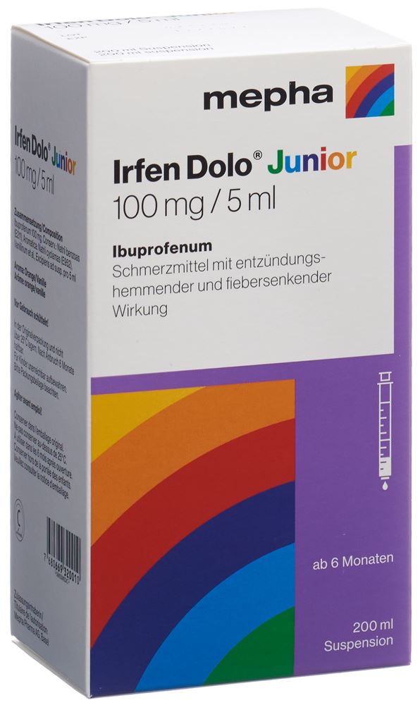 IRFEN Junior 100 mg/5ml, Hauptbild