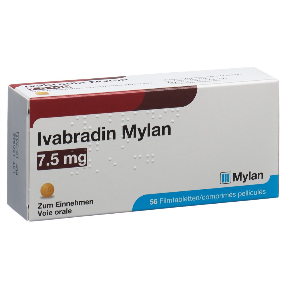 IVABRADINE Mylan 7.5 mg, image principale