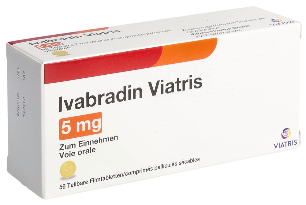 IVABRADINE Viatris 5 mg, Hauptbild