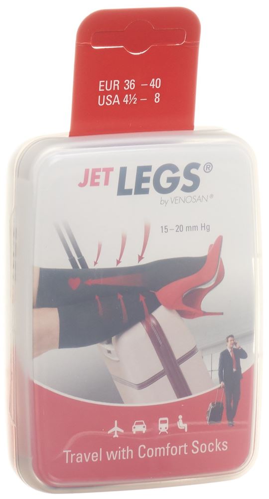 JET LEGS travel socks