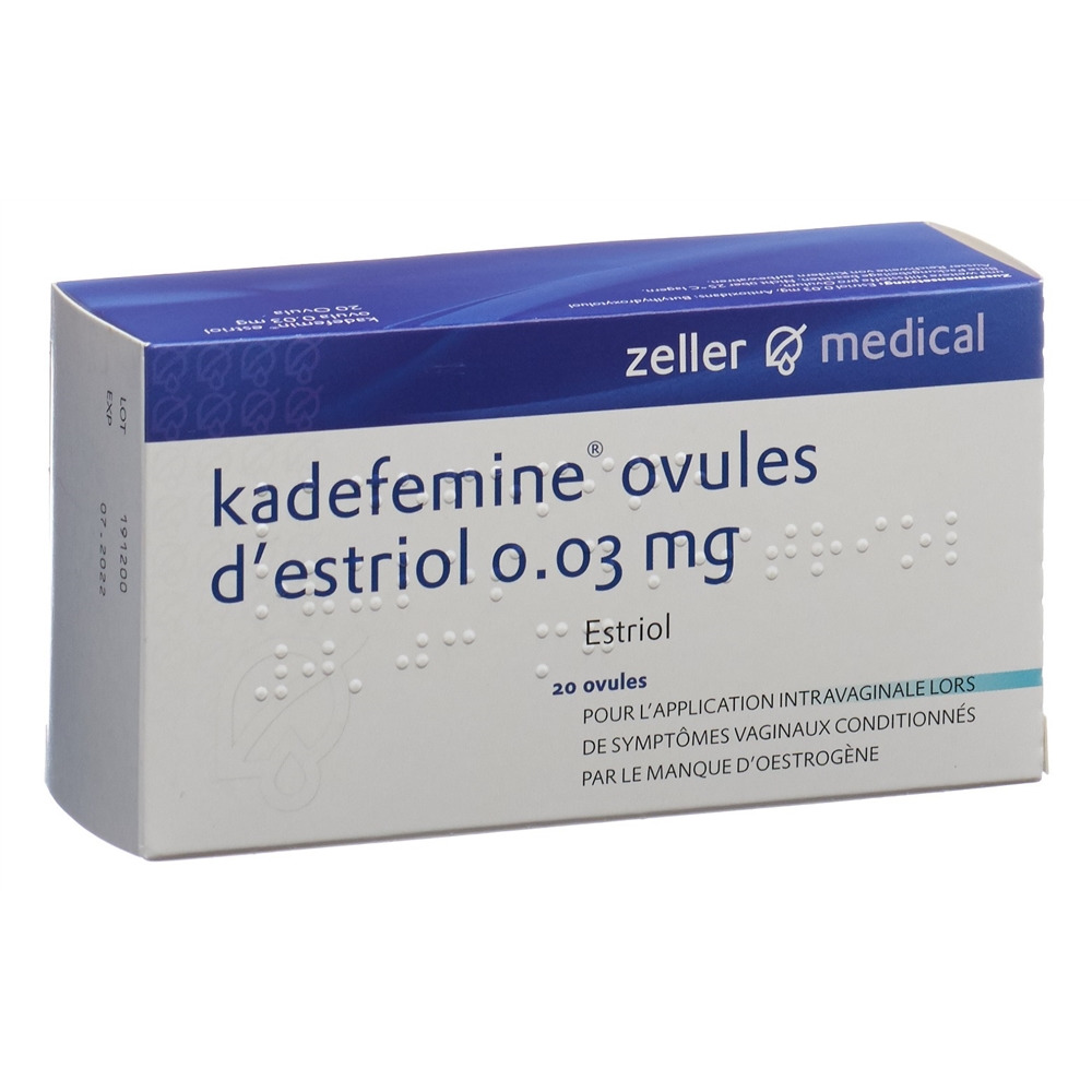 KADEFEMIN Estriol 0.03 mg, image 2 sur 2
