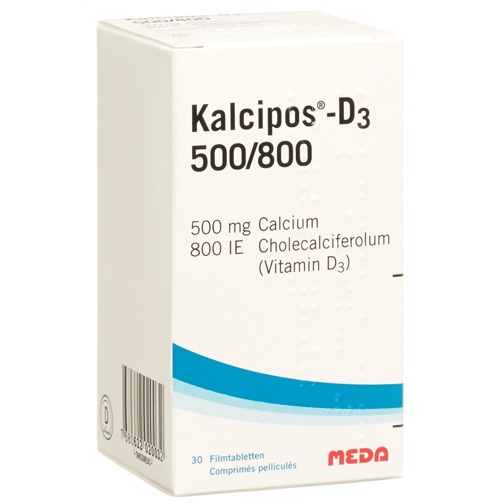 KALCIPOS-D3 Filmtabl 500/800 Ds 30 Stk