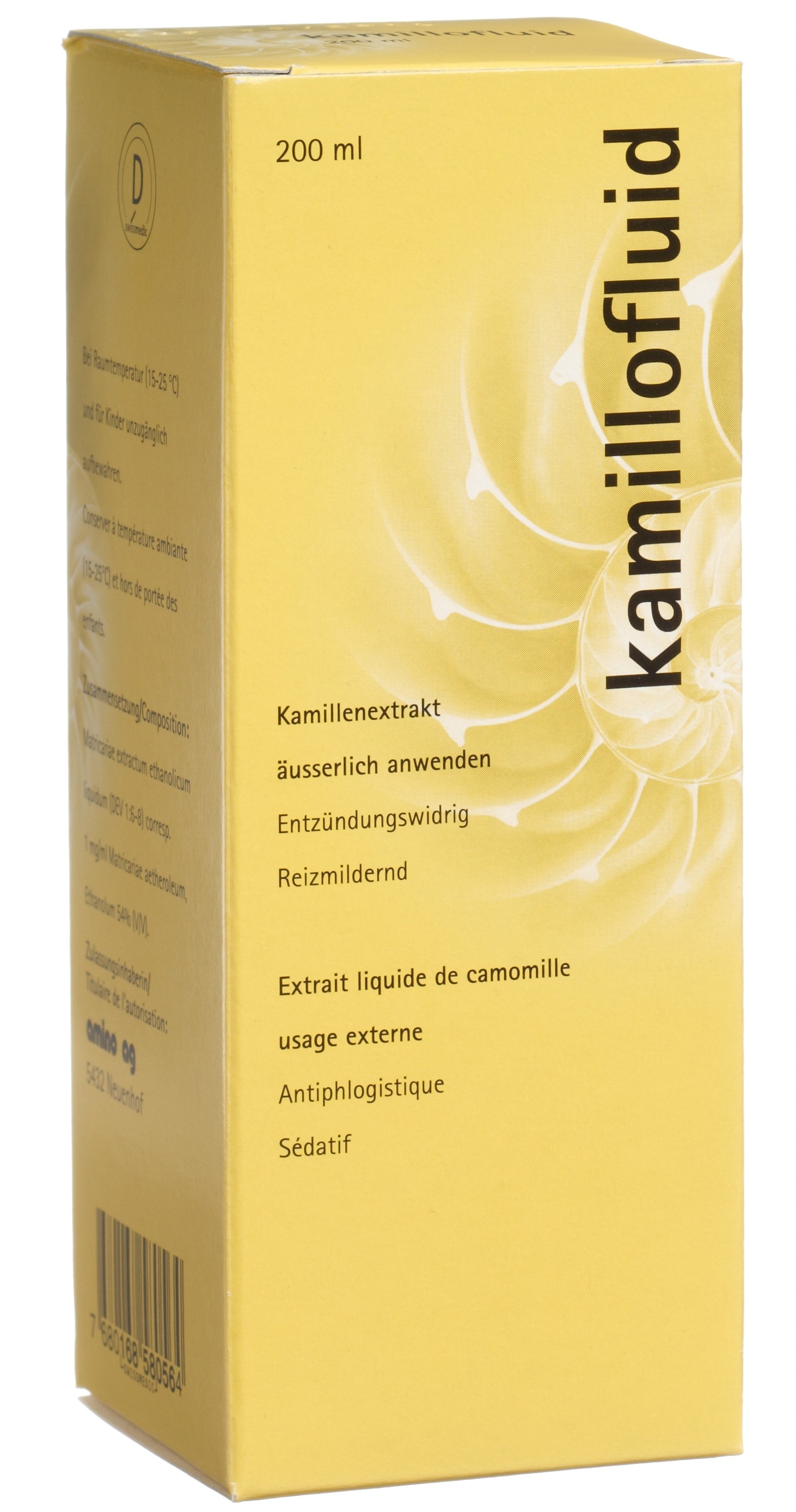 KAMILLOFLUID liq 200 ml, Hauptbild