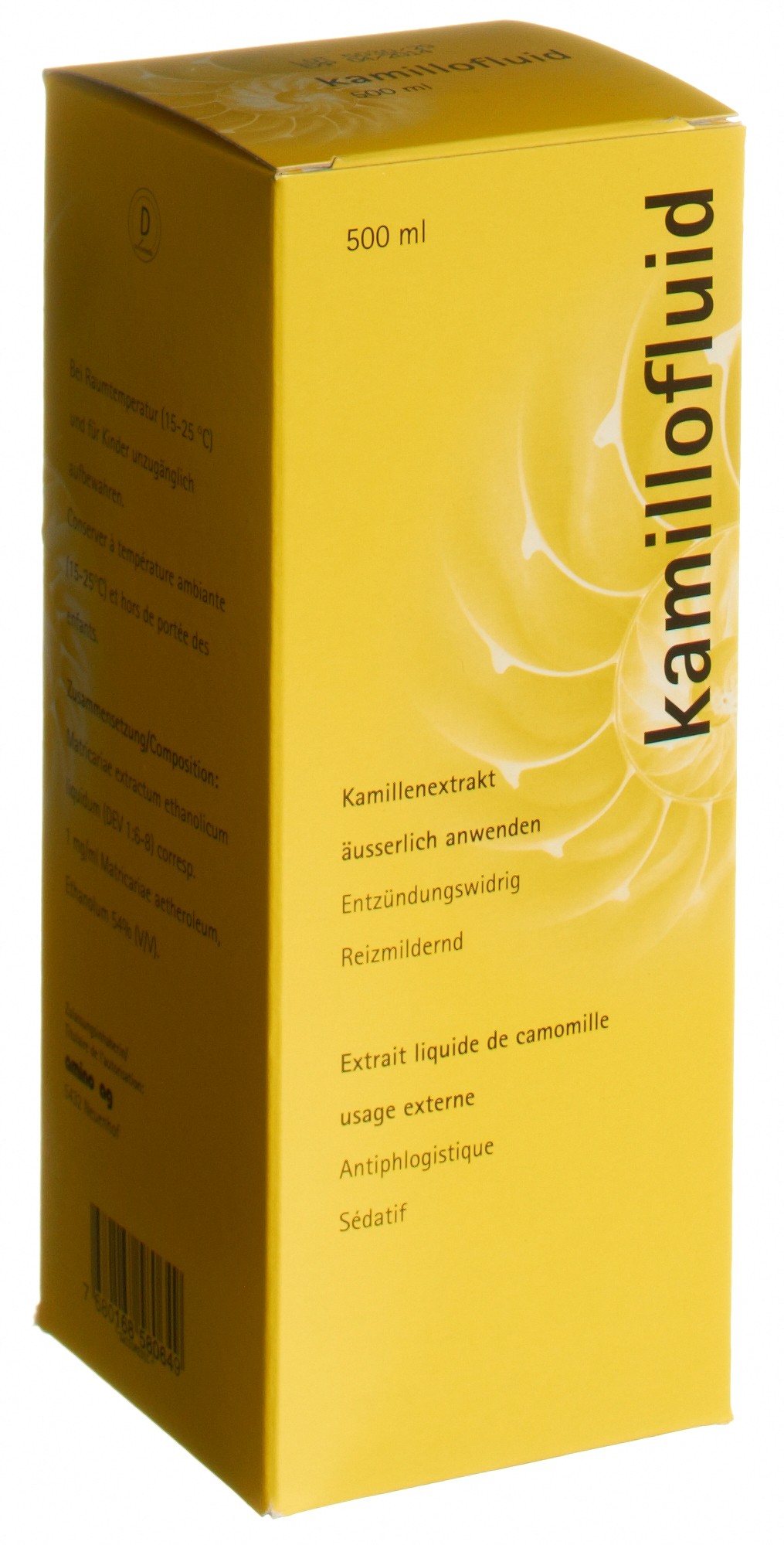 KAMILLOFLUID liq 500 ml, image principale