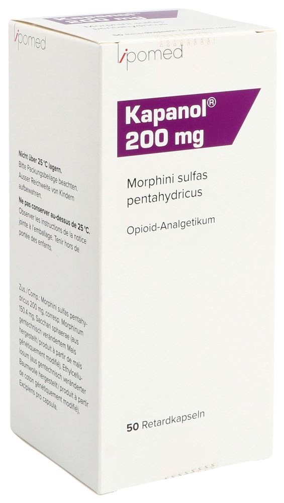 KAPANOL caps ret 200 mg fl 50 pce, image principale