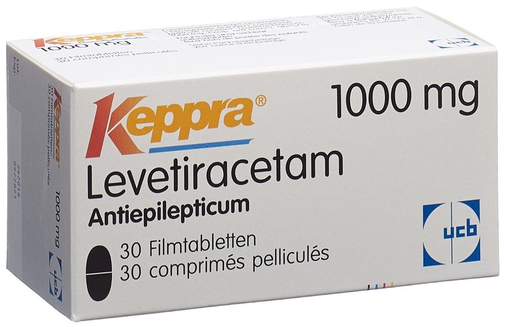 KEPPRA Filmtabl 1000 mg Blist 30 Stk, Hauptbild