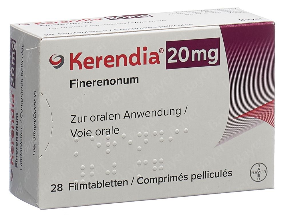 KERENDIA Filmtabl 20 mg Blist 14 Stk, Hauptbild