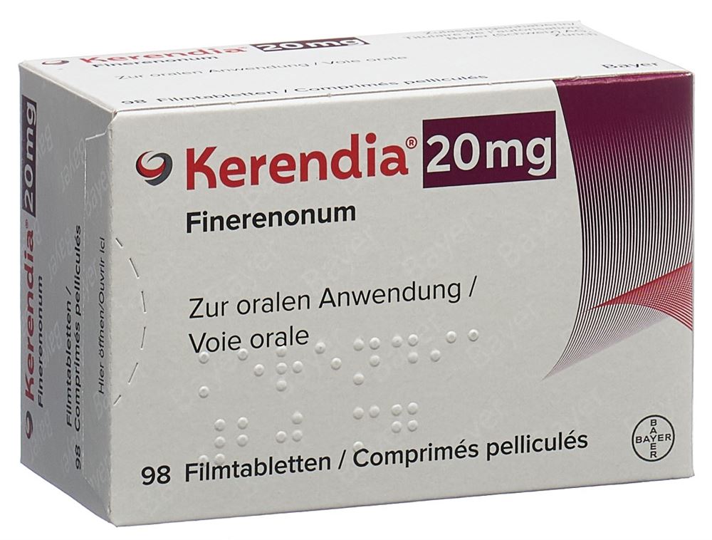 KERENDIA Filmtabl 20 mg Blist 14 Stk, Hauptbild