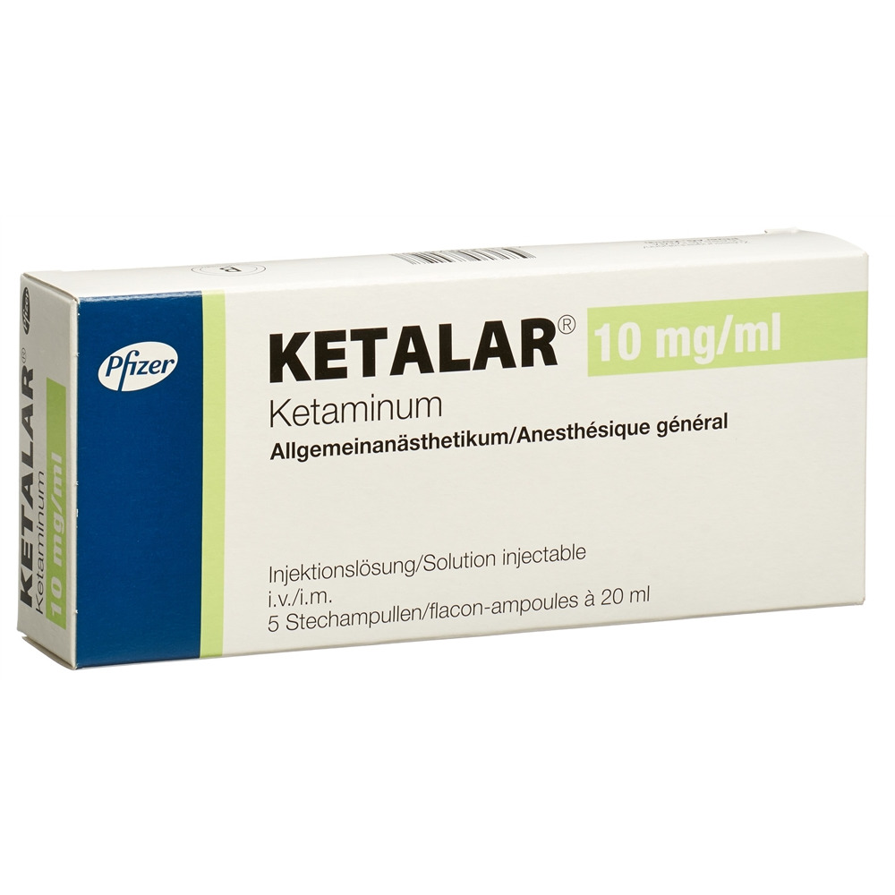 KETALAR sol inj 200 mg/20ml flac 20 ml, image principale