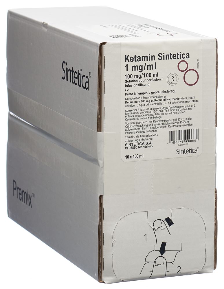 KETAMINE Sintetica 100 mg/100ml, image principale