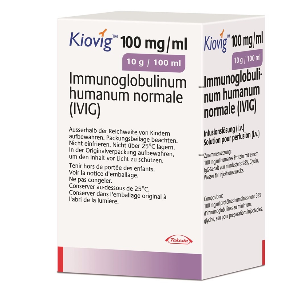 KIOVIG sol perf 10 g/100ml i.v. flac 100 ml, image 2 sur 2