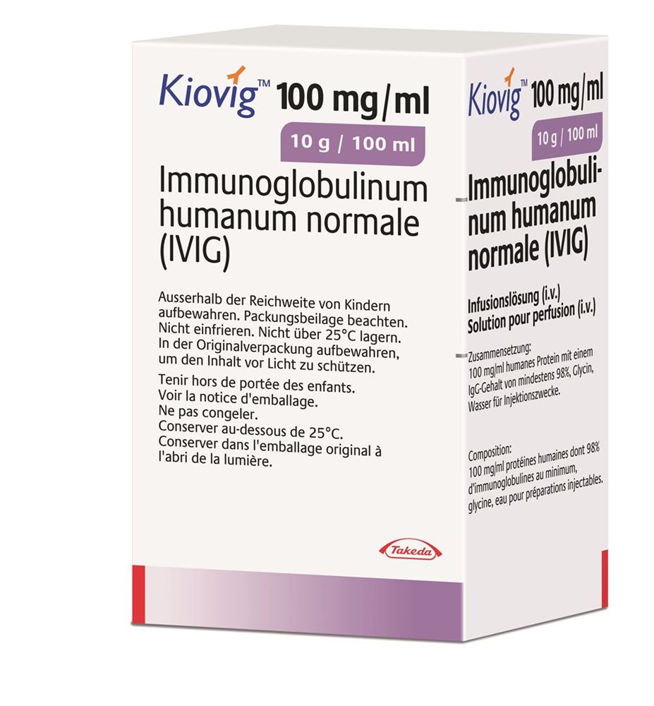 KIOVIG sol perf 10 g/100ml i.v. flac 100 ml, image principale