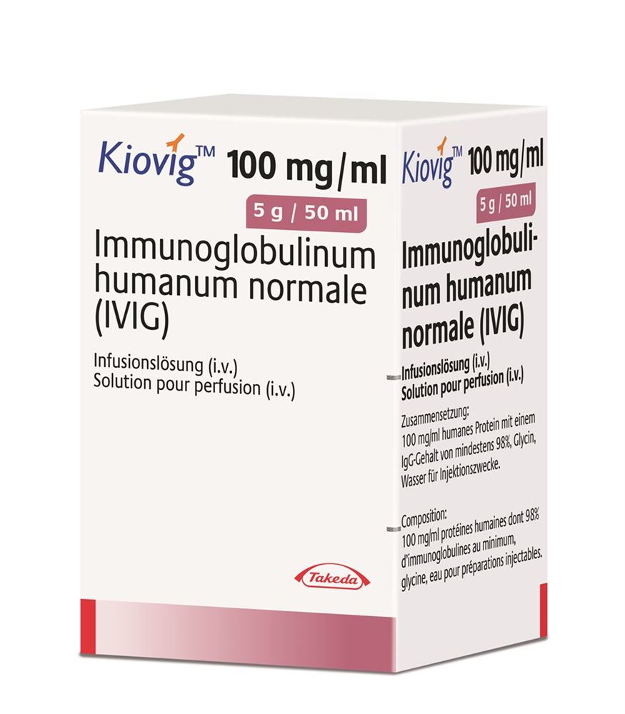 KIOVIG sol perf 5 g/50ml i.v. flac 50 ml, image principale