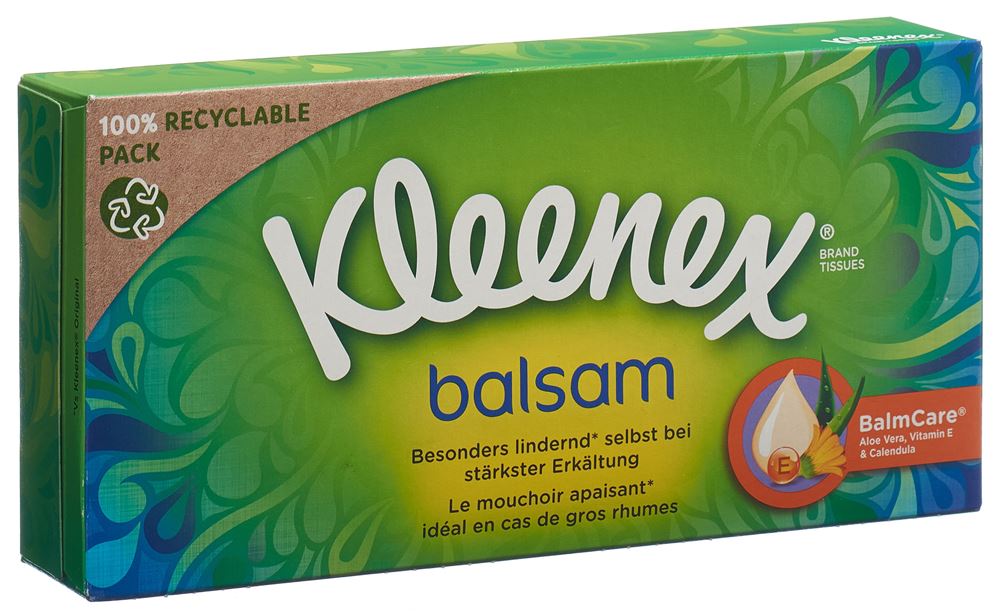 Kleenex Balsam mouchoirs en papier, image principale